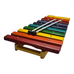 Xilófono Diatónico De 10 Notas Teclas Madera Multicolor