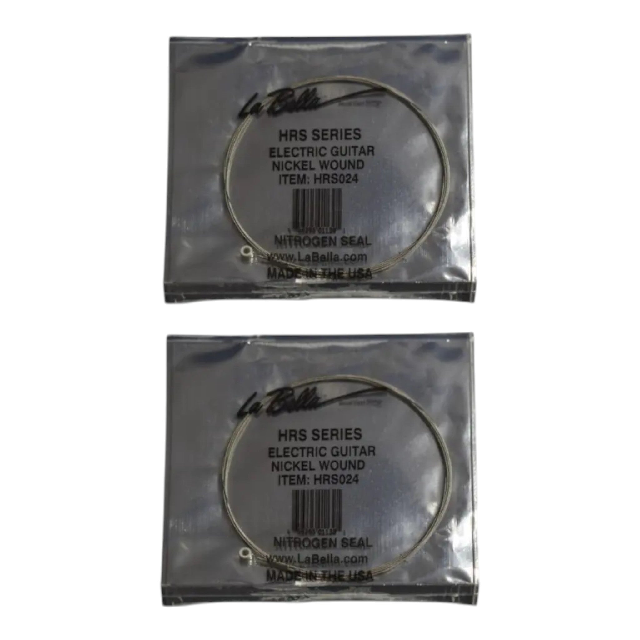 2 Cuerdas 4tas Re Guitarra Electrica La Bella Hrs024 0.24