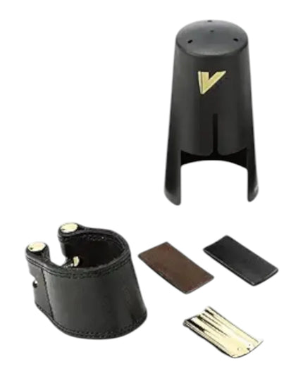 Abrazadera De Cuero 3 Placas Saxo Alto Vandoren Lc27p