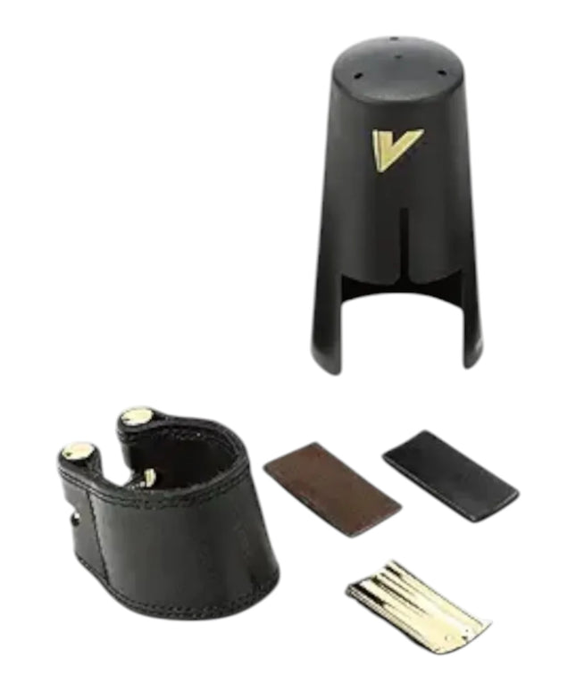 Abrazadera De Cuero 3 Placas Saxo Alto Vandoren Lc27p