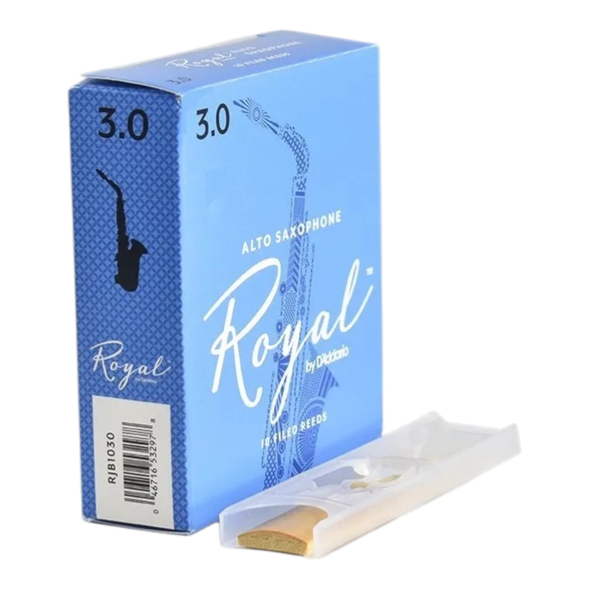 Caña Saxo Alto Eb # 3 Rico Royal Rjb1030 Paquete X 1