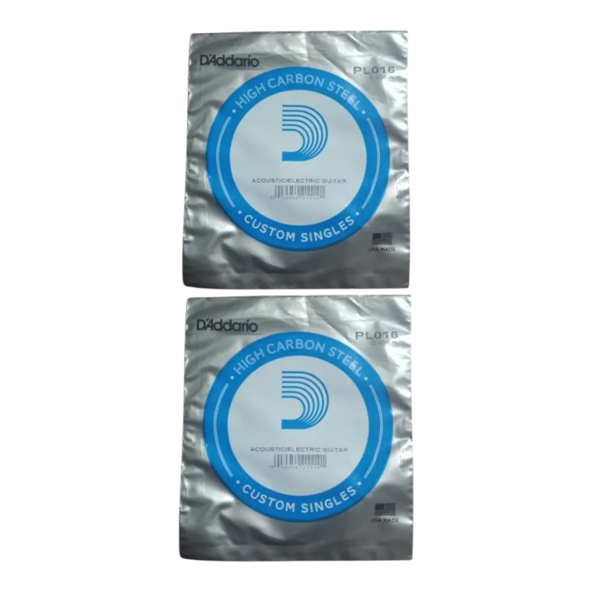 2 Cuerda 3ra Sol Para Guitarra Electrica Daddario Pl016 0.16