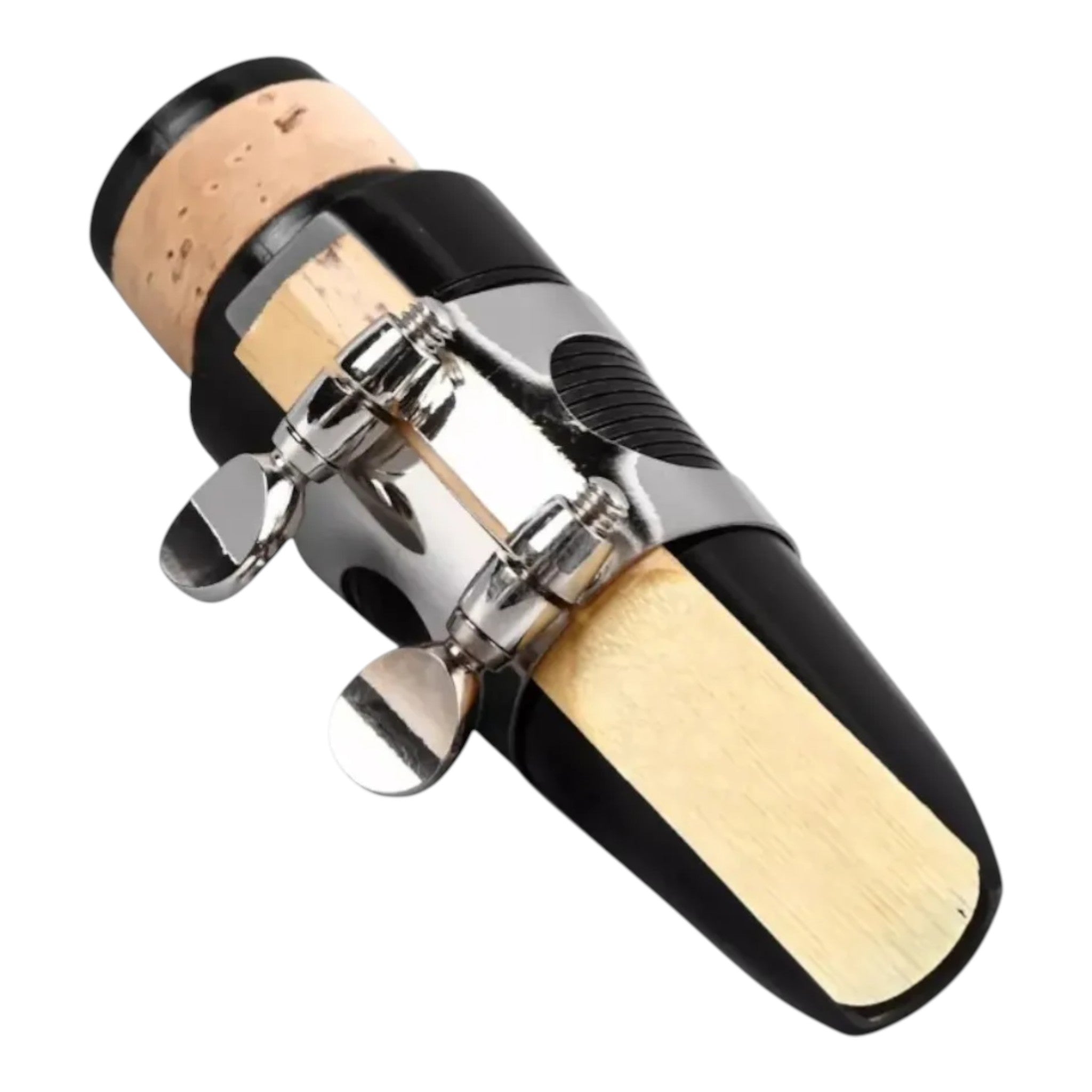 Boquilla Para Clarinete Sib + Abrazadera + Tapa Boquilla
