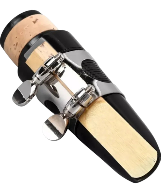 Boquilla Para Clarinete Sib + Abrazadera + Tapa Boquilla