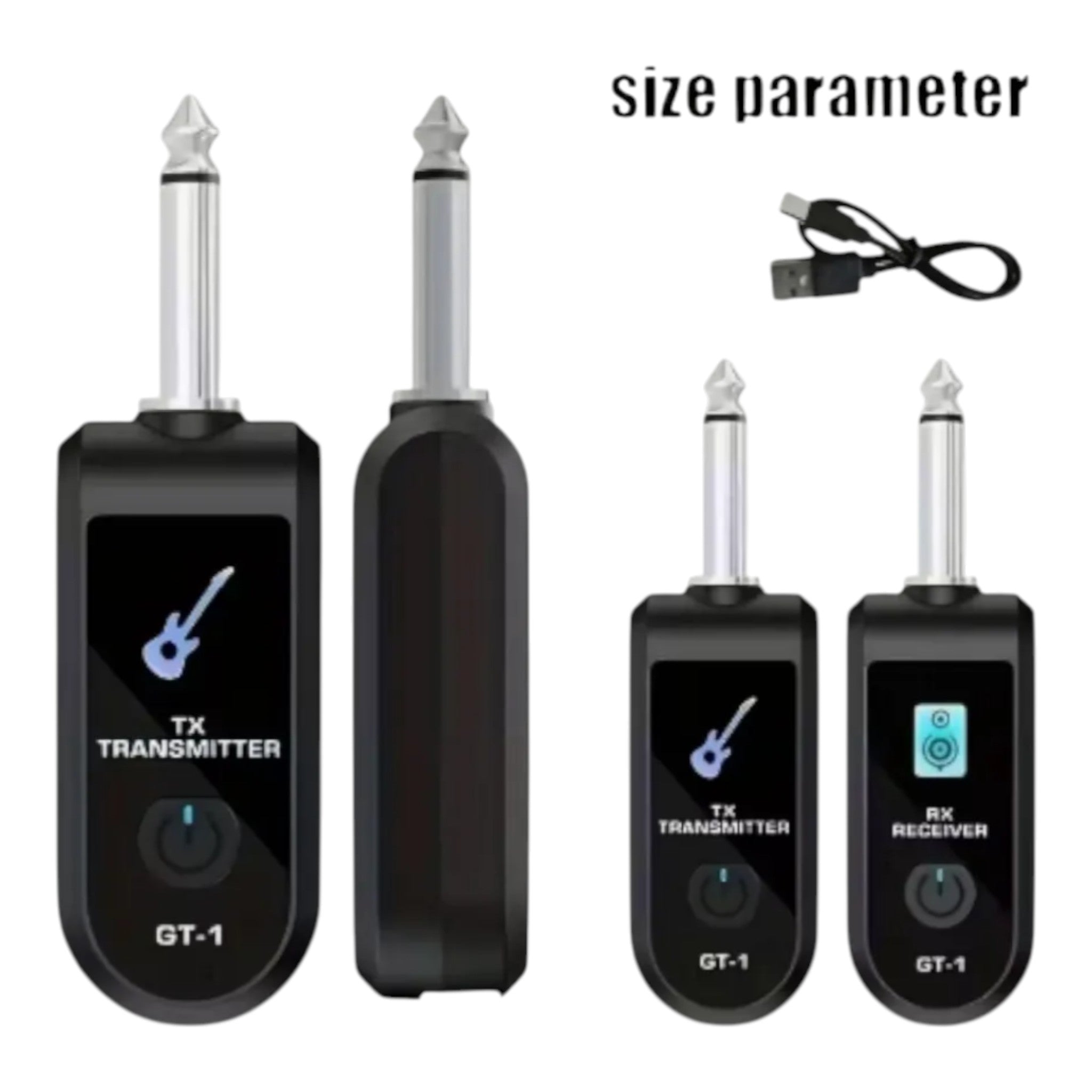 Sistema Transmisor Y Receptor Inalambrico Para Guitarra Bajo
