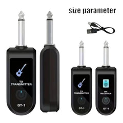 Sistema Transmisor Y Receptor Inalambrico Para Guitarra Bajo