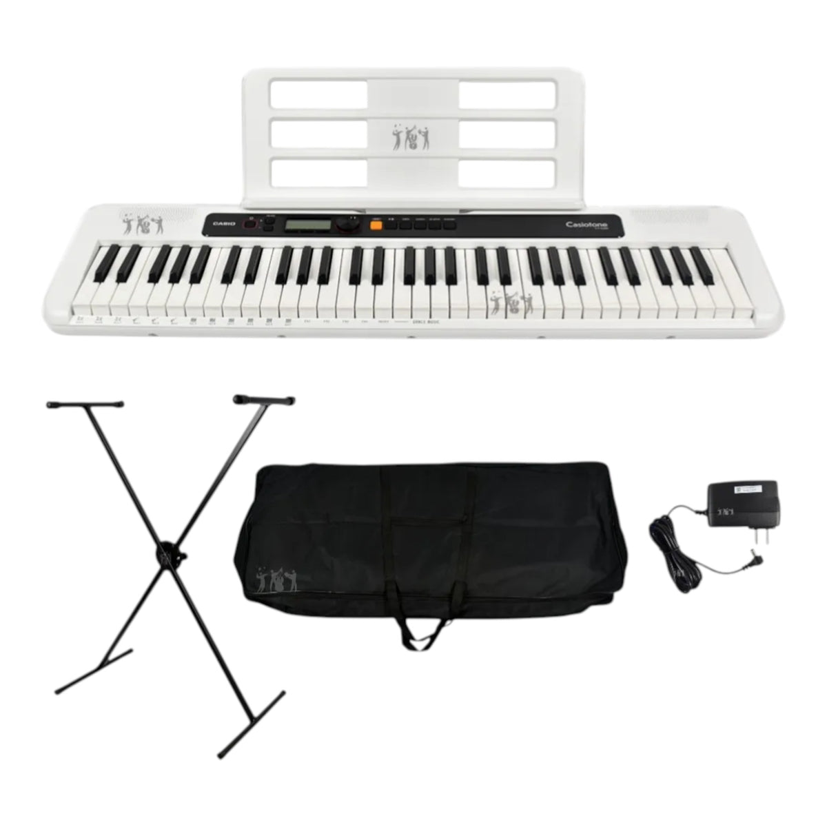Teclado Casio Ct-s200 We + Base + Estuche Lona + Adaptador 110v