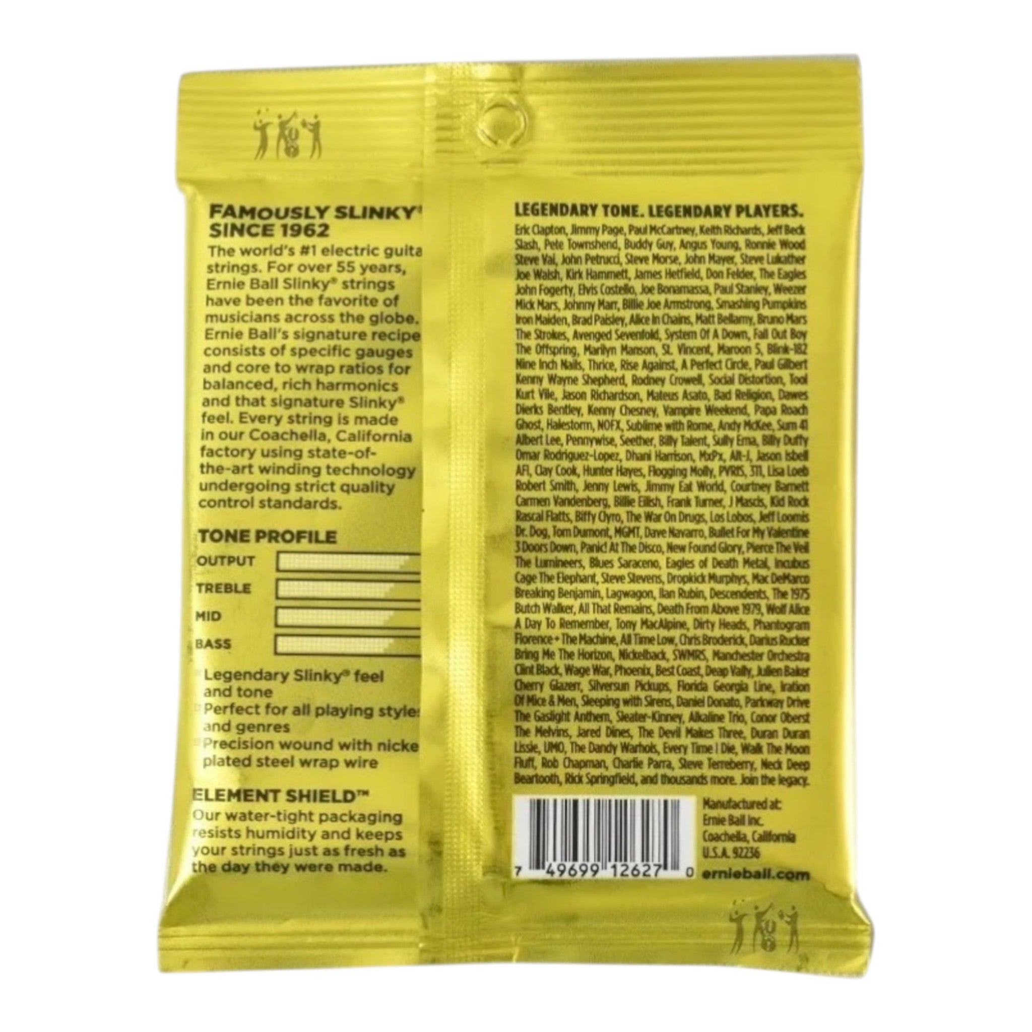 Encordado Guitarra Electrica Ernie Ball Beefy 2627 11-54