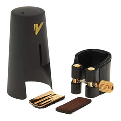 Abrazadera De Cuero 3 Placas Saxo Alto Vandoren Lc27p
