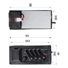 Preamplificador Ecualizador Microfono Guitarra Eq-745r 9
