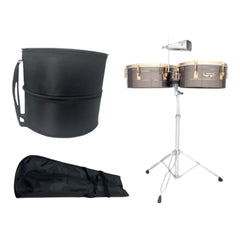Estuche Timbales Latinos 14 Y 15 + Estuche Bases Semiduro