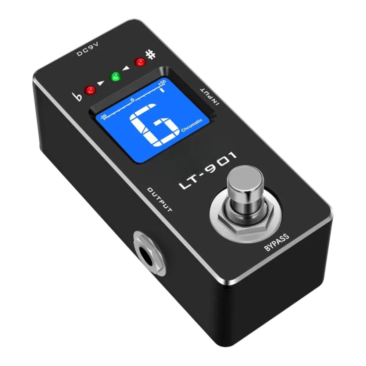 Pedal Afinador Cromatico Guitarra Tuner Sintonizador Lt-901
