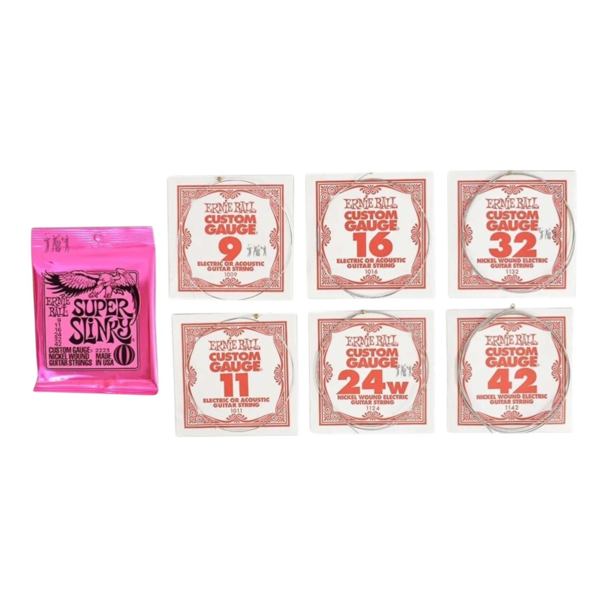 Encordado Guitarra Electrica Ernie Ball Super 2223 09-42