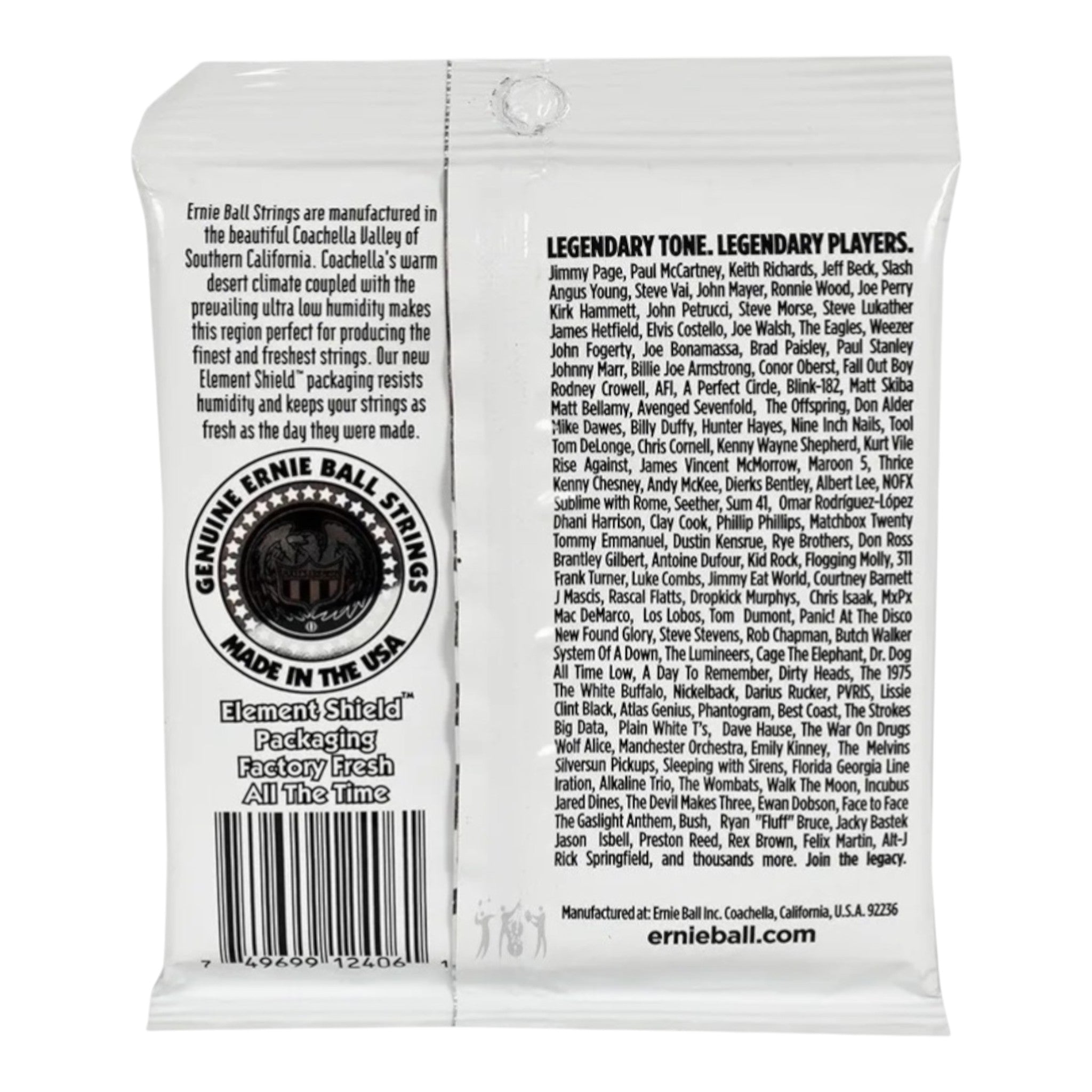 Encordado Guitarra Clasica Ernie Ball 2406 Tension Media