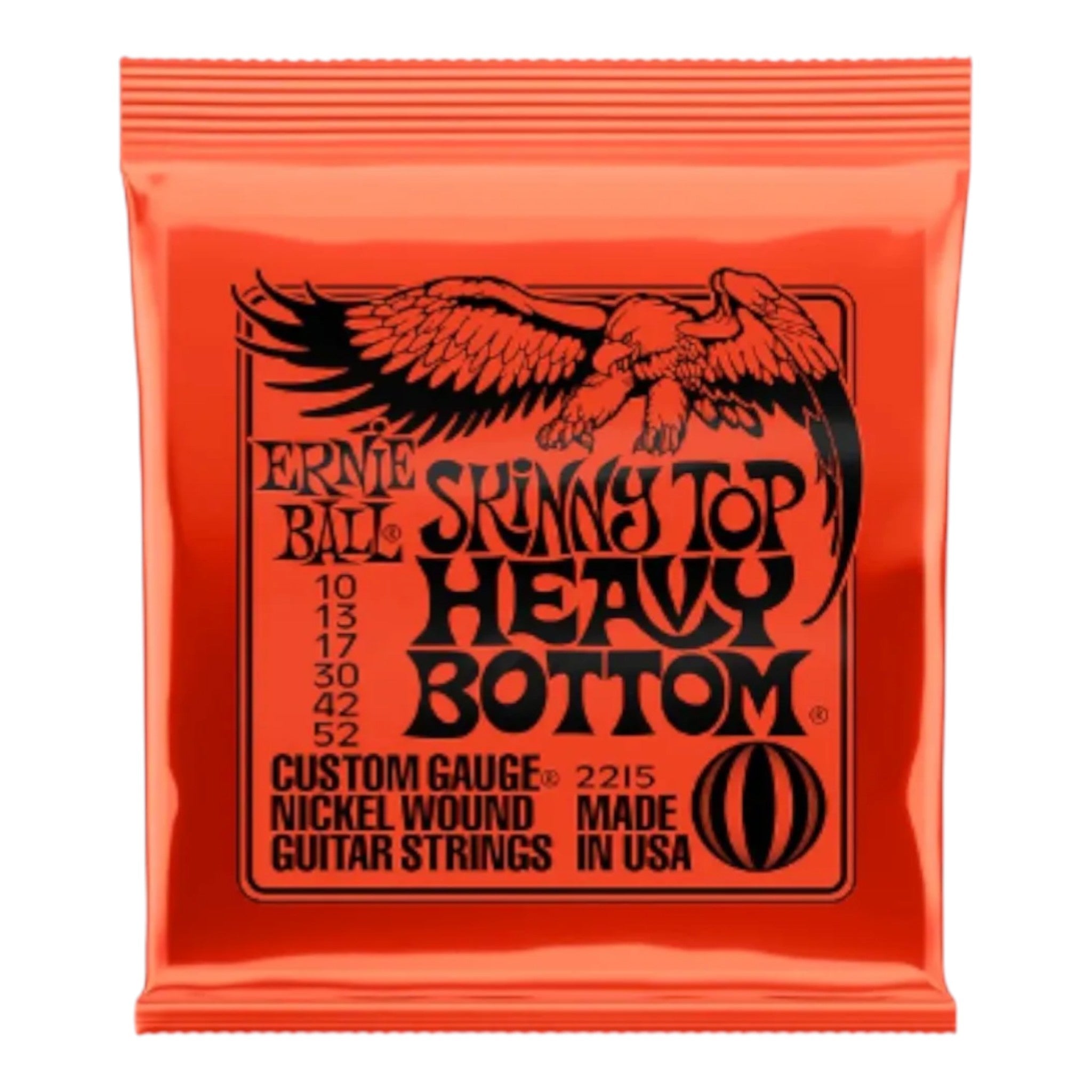 Cuerdas Mi Para Guitarra Electrica 4:4 Ernie Ball Skinny Top Heavy Bottom 2215