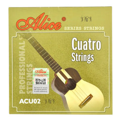Encordado Set Cuerdas Cuatro Llanero Venezolano Alice Acu02