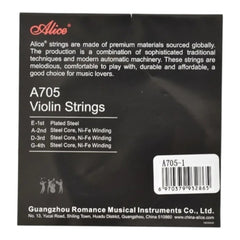 Cuerdas 1ra E Por Unidad Violin 3/4 Y 4/4 Alice A705-1