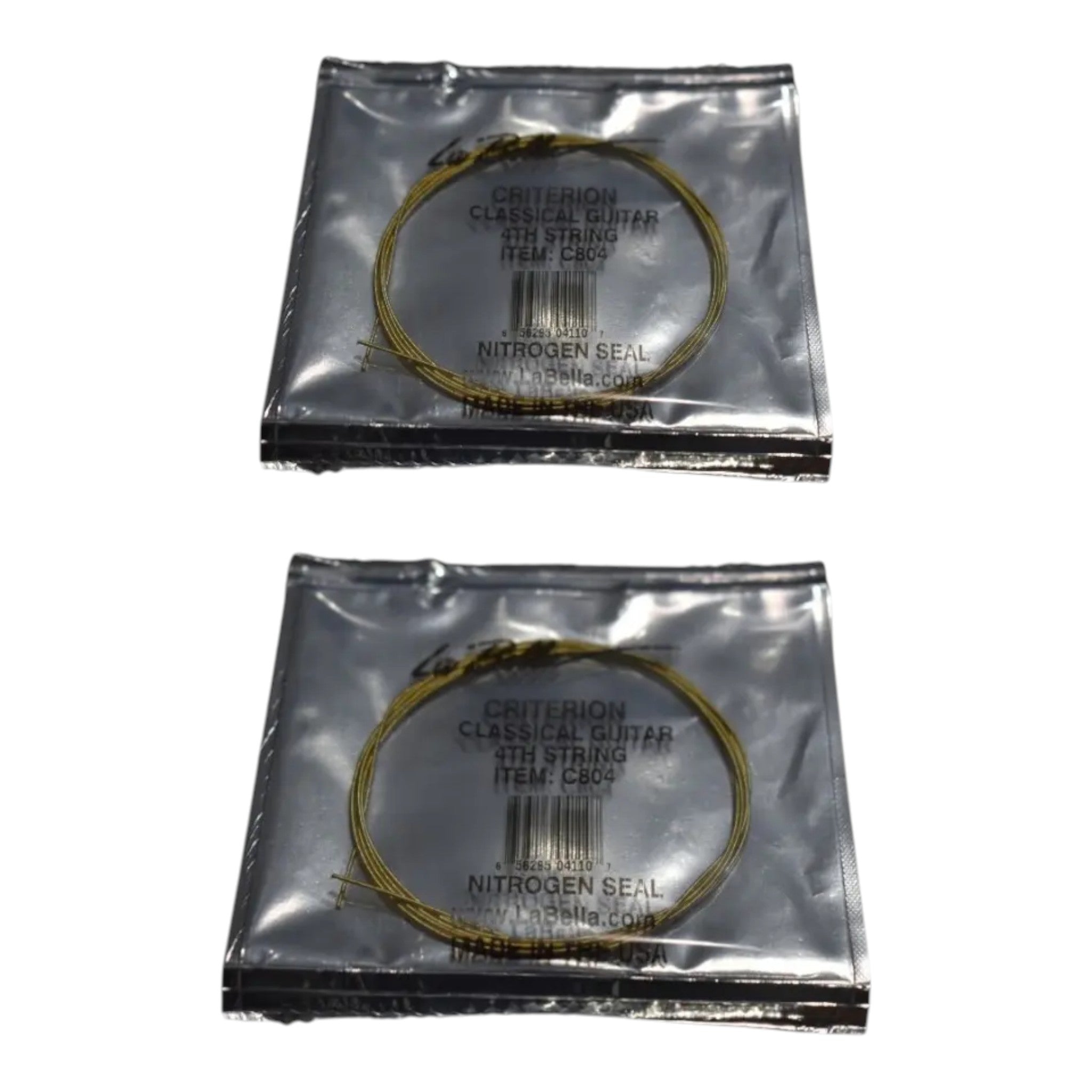 2 Cuerdas 4tas Re Para Guitarra Clasica La Bella C804