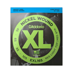 Encordado Set De 4 Cuerdas Bajo Daddario Exl165 45-105