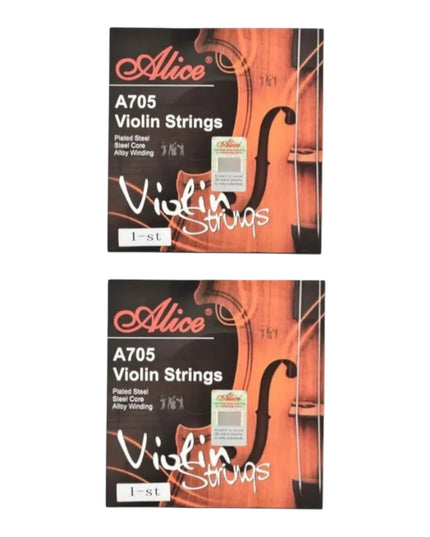 2 Cuerdas 1ras E Para Violin 3/4 Y 4/4 Alice A705-1