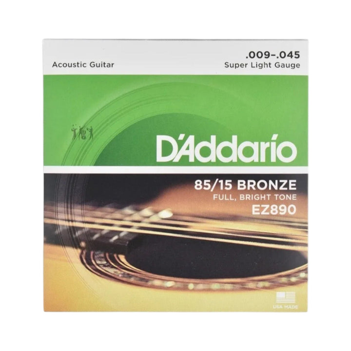Encordado para guitarra acústica D'Addario EZ890 calibre .009–.045