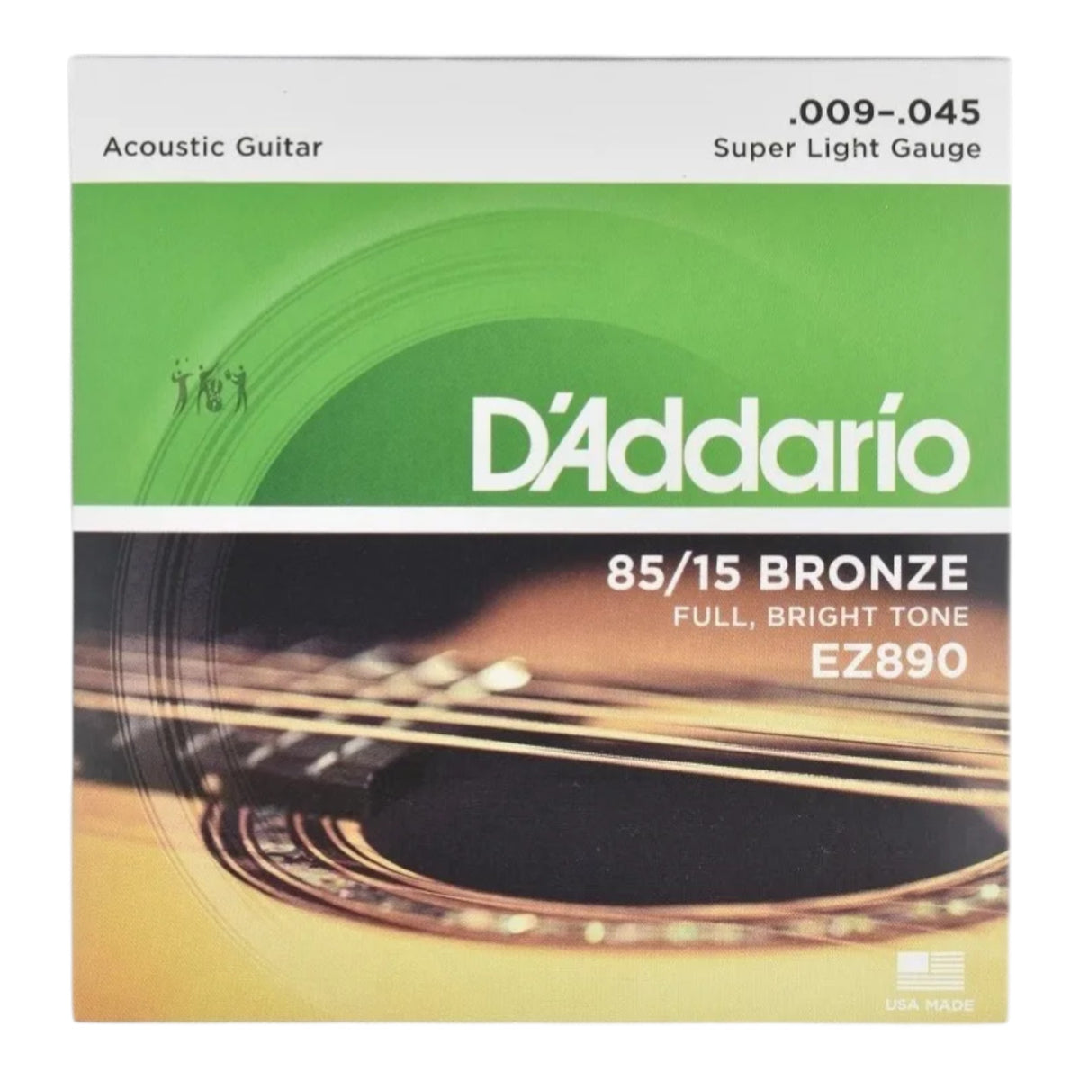 Encordado Guitarra Electroacustica Daddario Ez890 09-45