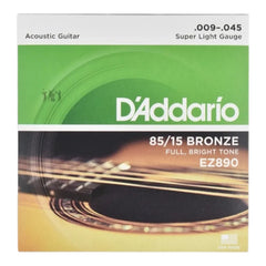 Encordado Guitarra Electroacustica Daddario Ez890 09-45
