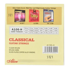 Encordado Para Guitarra Clasica Alice A106h Tension Alta