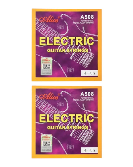 2 Cuerdas 4tas Re Para Guitarra Electrica Alice A508 0.24