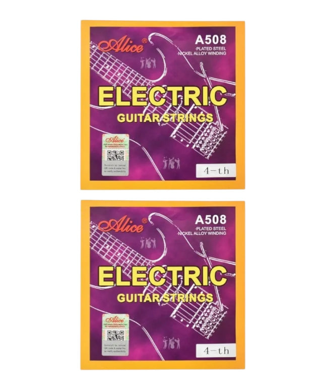 2 Cuerdas 4tas Re Para Guitarra Electrica Alice A508 0.24