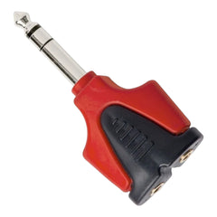 Adaptador Convertidor 2 Jack 3.5-1/8 A Plug Trs 6.3 At175pro