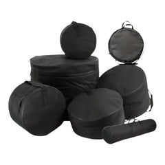 Set Estuches Bateria Acustica Lona + Estuche Platillos