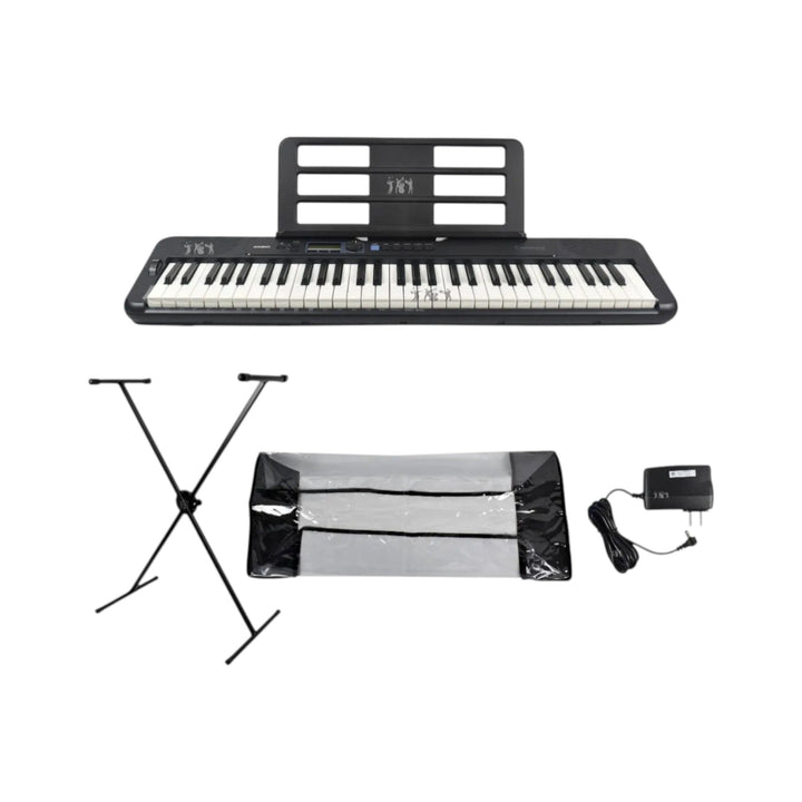 Teclado Casio Casiotone CT-S300 con base, forro y adaptador