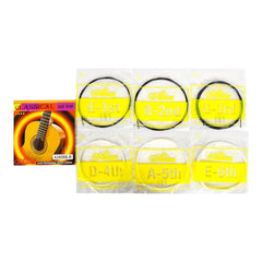 Encordado Para Guitarra Clasica Alice Ac105bk Tension Alta