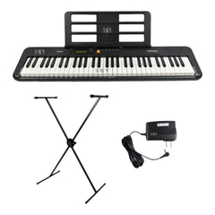 Teclado Casio Ct-s200 Bk + Base + Adaptador Organeta 110/220v