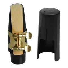 Boquilla Para Saxofón Soprano + Abrazadera + Tapa Boquilla