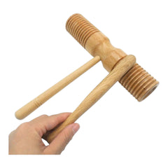 Toc-toc Güiro Idiófono Bloque 2 Tonos 24cm Percusión Madera