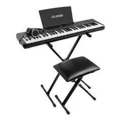 Teclado Alesis Melody 61 Mkll Base Audifono Silla Microfono