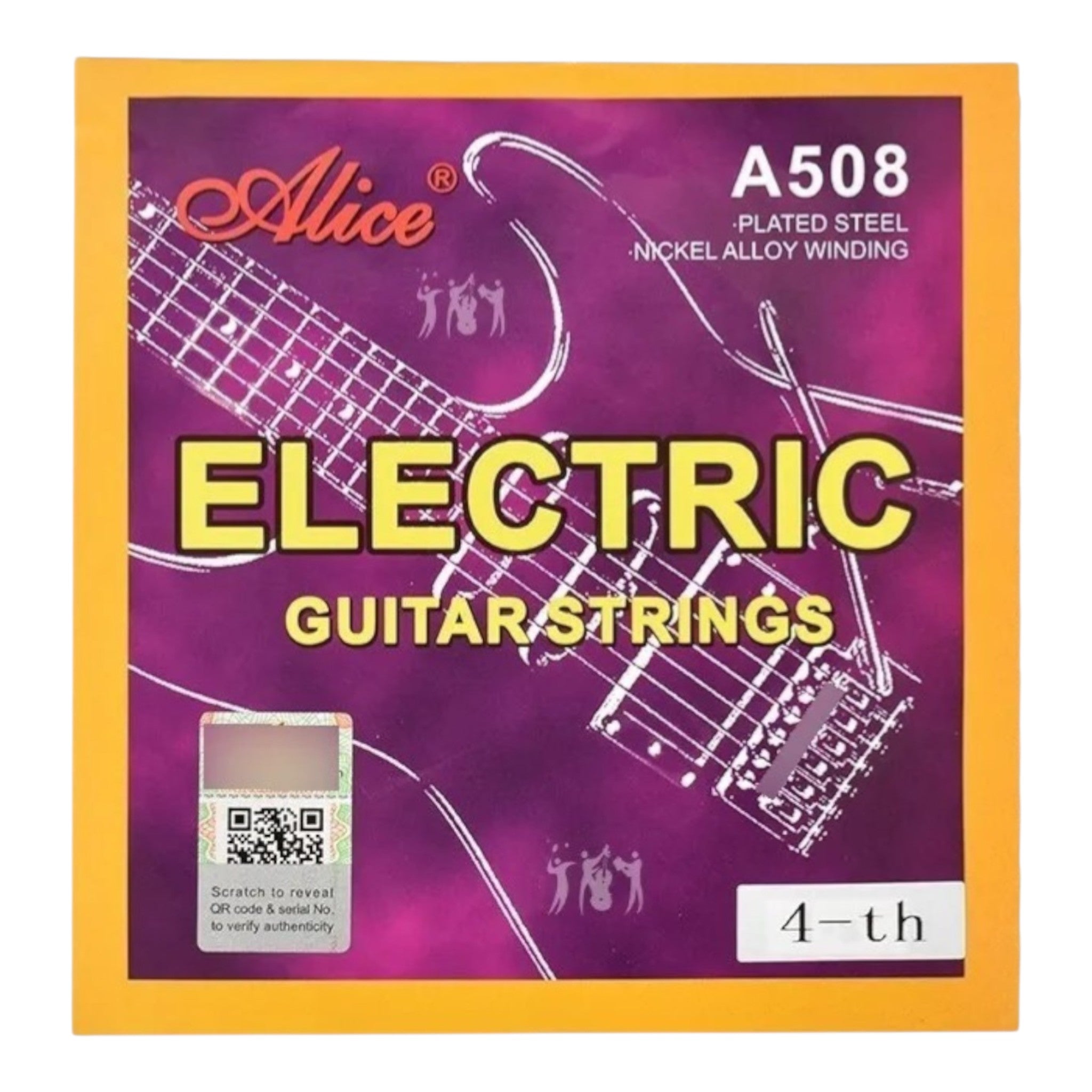 Cuerda 4ta Re Por Unidad Guitarra Electrica Alice A508 0.24