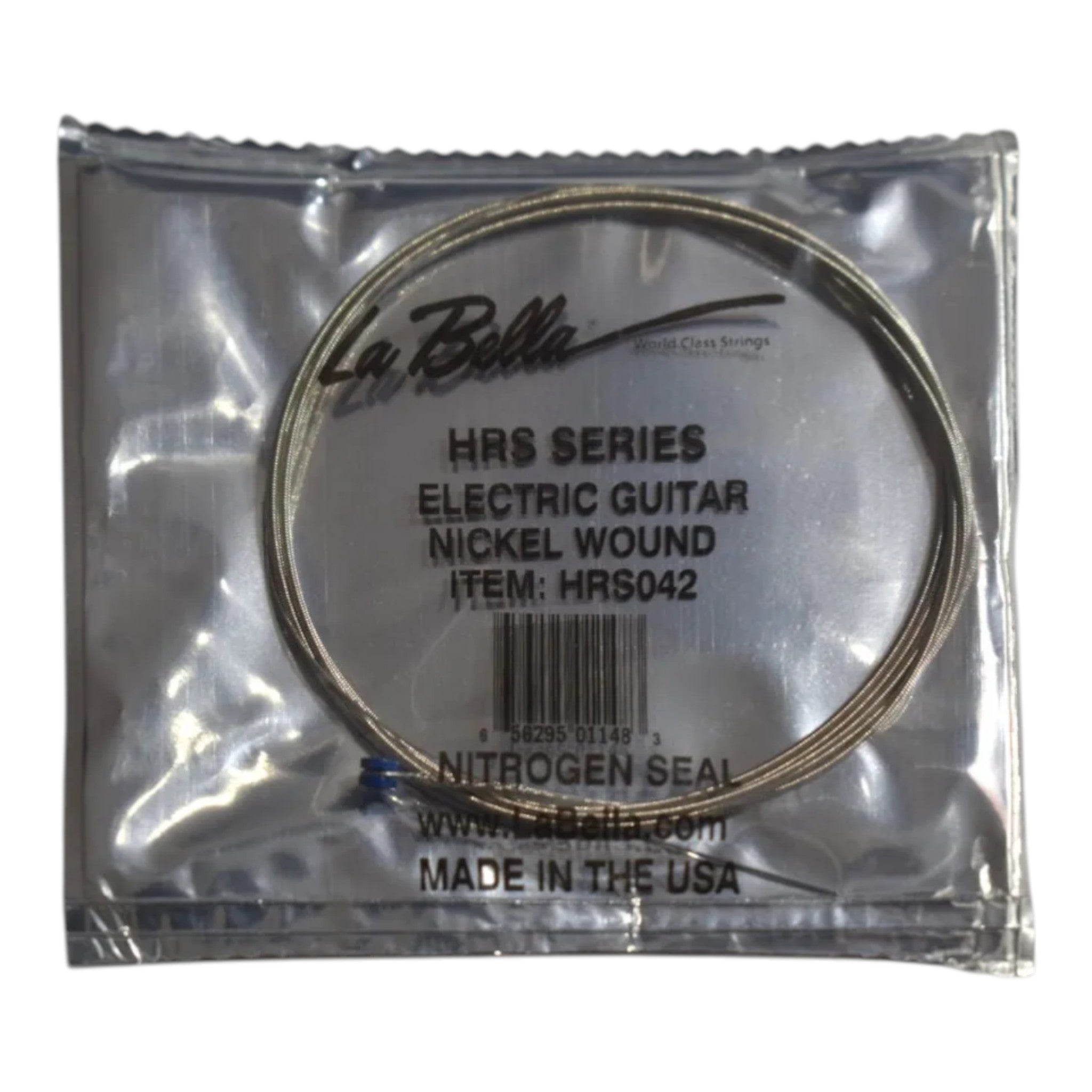 Cuerda 6ta Mi Unidad Guitarra Electrica La Bella Hrs042 0.42