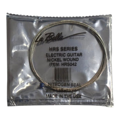 Cuerda 6ta Mi Unidad Guitarra Electrica La Bella Hrs042 0.42