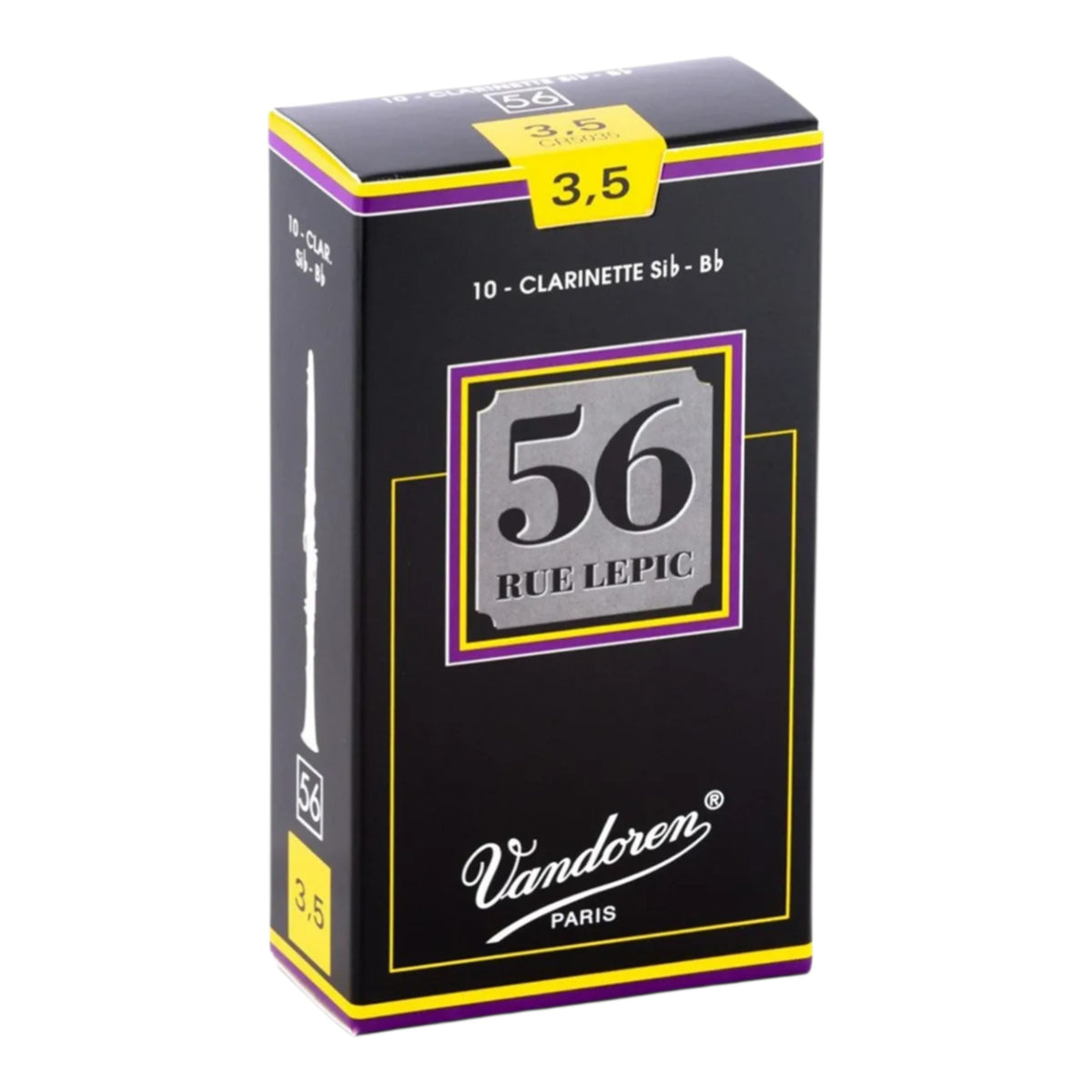 Caña Clarinete Bb # 3,5 Vandoren 56 Rue Lepic Cr5035 X 1 Unidad
