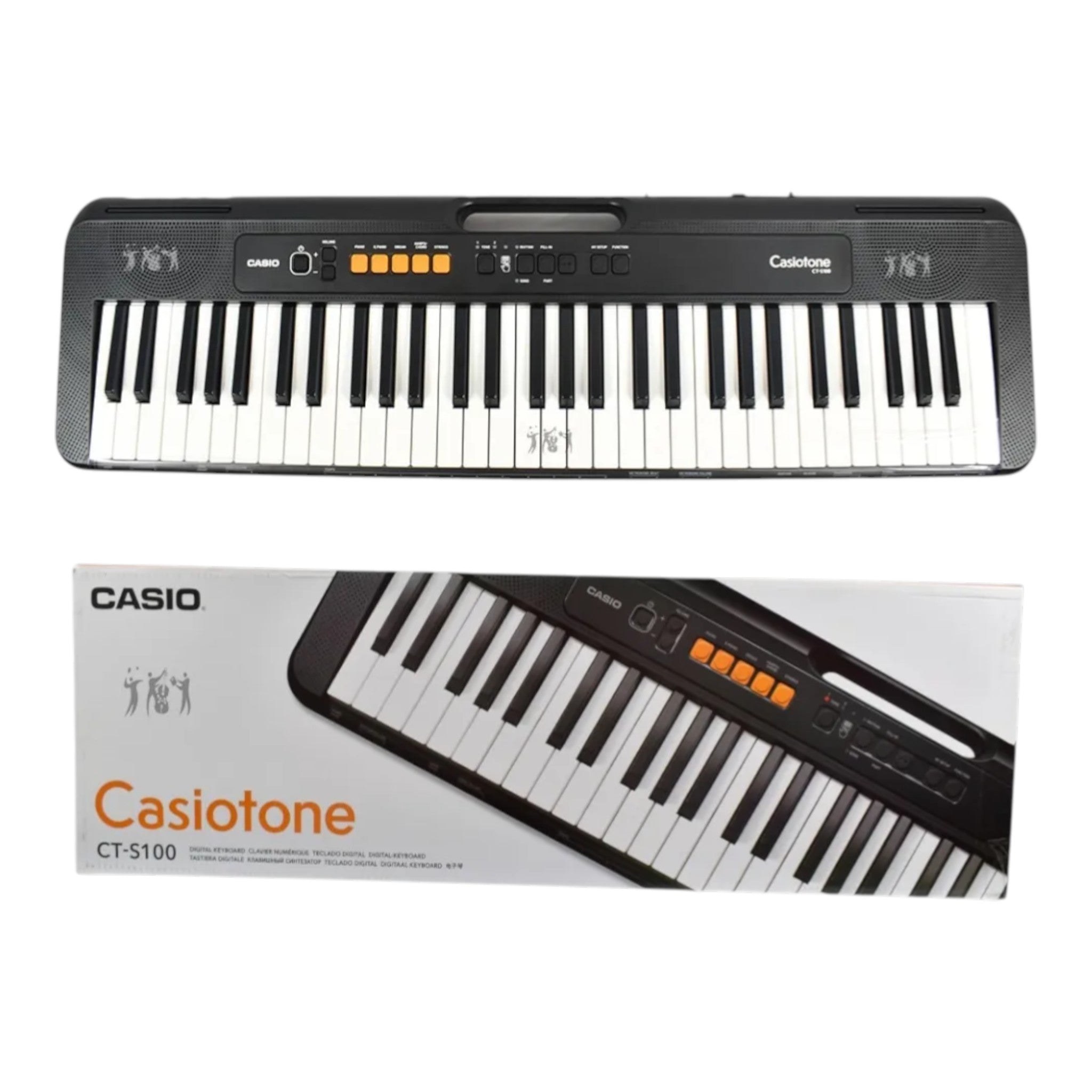 Teclado Casio Ct-s100 + Adaptador Organeta 5 Octavas 110v