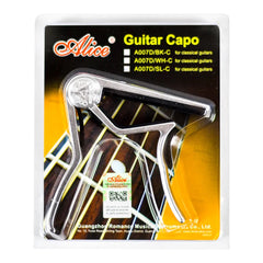 Capo Capotraste Cejilla Guitarra Alice A007d/sl-c Pinza