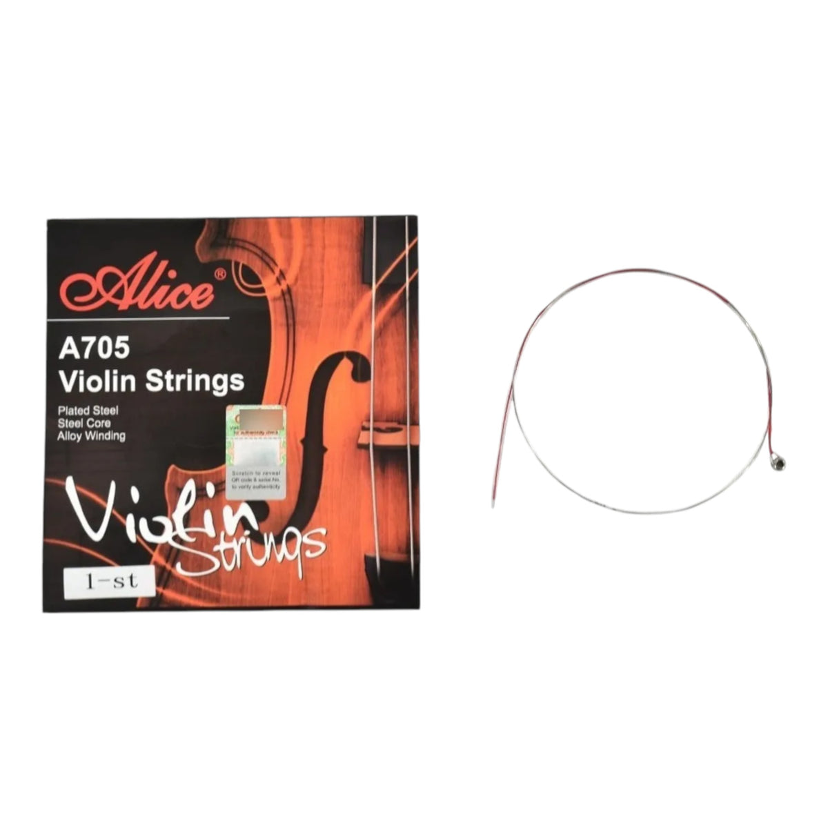 Cuerdas 1ra E Por Unidad Violin 3/4 Y 4/4 Alice A705-1