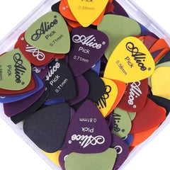 Picks Pajuelas Púa Alice Ap-100q Guitarra Ukulele Caja X 100 Unidades