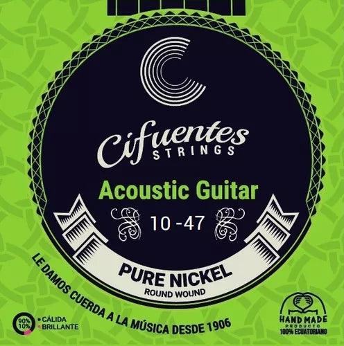 Encordado Cifuentes Guitarra Acustica Jd10-pn 10 47v