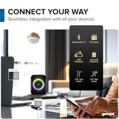 Cabina Bluetooth Gemini Grv-650L