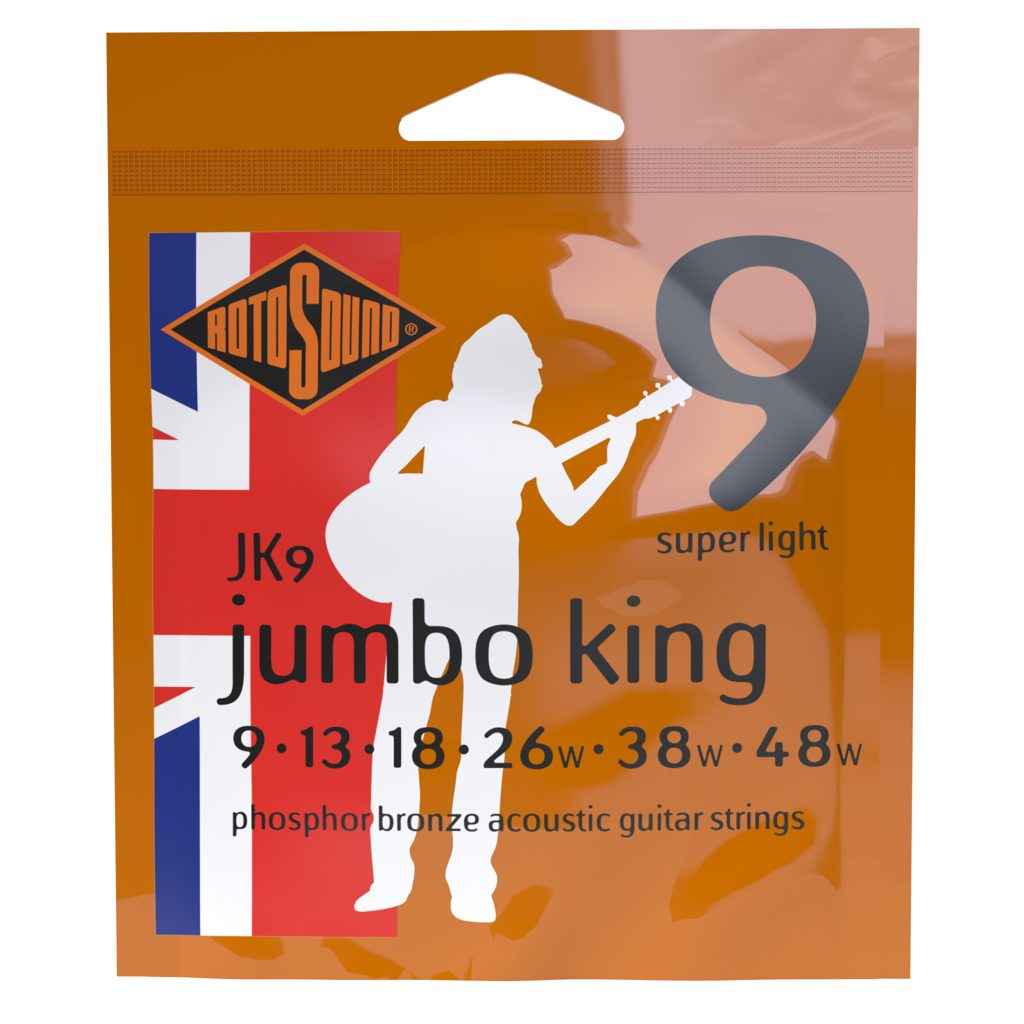 Encordado Rotosound JK9 Guitarra Acustica Jumbo King 9-48