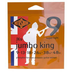 Encordado Rotosound JK9 Guitarra Acustica Jumbo King 9-48